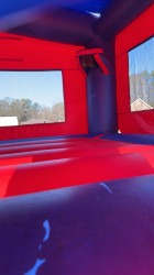 IMG 1083 1708817010 15x15 Red and Blue modular Bounce House with Basketball Goal