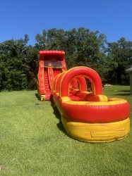 18ft Volcano waterslide with Slip-N-Slide